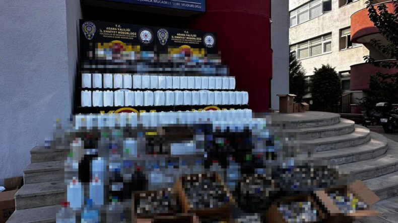 Kaçak İçki Operasyonu: Adana'da Eş Zamanlı 20 Adrese Baskın
