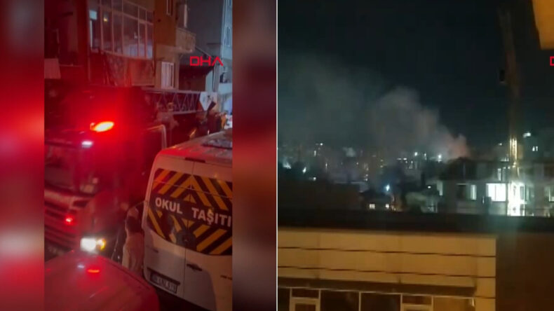 Kağıthane'de Patlama Oluştu