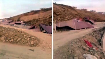 Kahramanmaraş&rsquo;ta 10 Ev Heyelan Sonucu Toprak Altında Kaldı
