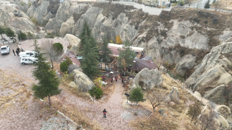 Kapadokya'da İzinsiz Yapı Yıkıldı