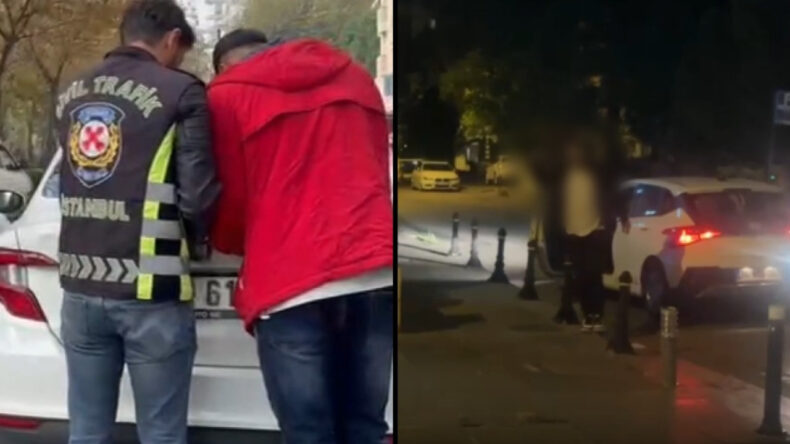 Kavgaya daldı, aracı unuttu: Gözaltına alındı