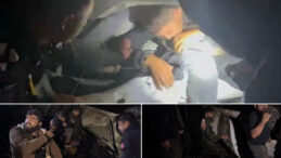 Kaza Yapan Ara&ccedil;ta 9 Ka&ccedil;ak G&ouml;&ccedil;men Yakalandı