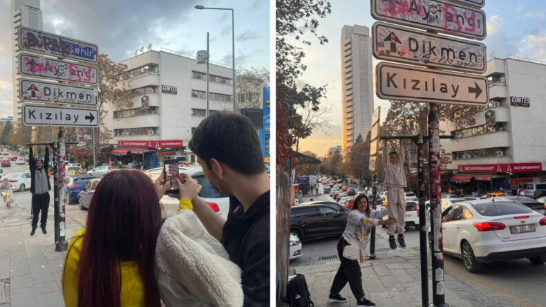 Kızılay Tabelası D&ouml;rt&uuml;nc&uuml; Kez Yenilendi