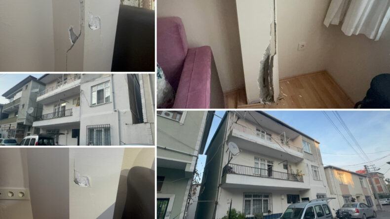 Kolonları &Ccedil;atlayan İki Bina Daha Boşaltıldı