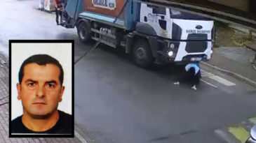 Korkun&ccedil; Kaza G&uuml;venlik Kamerasında: Temizlik İş&ccedil;isi Hayatını Kaybetti