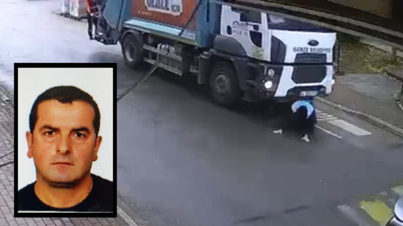 Korkun&ccedil; Kaza G&uuml;venlik Kamerasında: Temizlik İş&ccedil;isi Hayatını Kaybetti