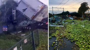 Korkun&ccedil; Kaza: Tren, TIR'a &Ccedil;arptı