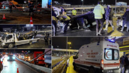 K&uuml;&ccedil;&uuml;k&ccedil;ekmece'de Zincirleme Kaza: 3 Yaralı