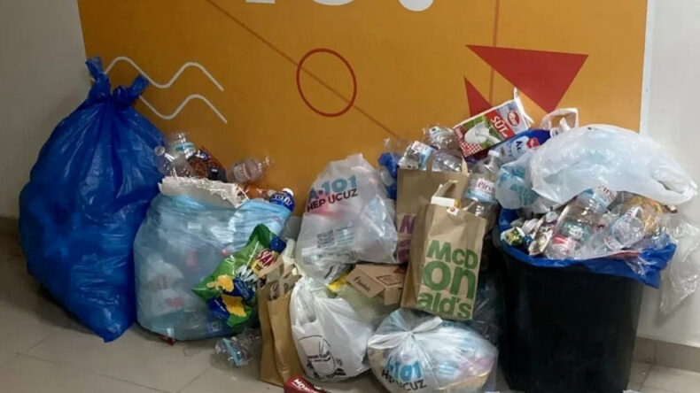 KYK Yurtlarında Çöp Sorunu Baş Gösterdi