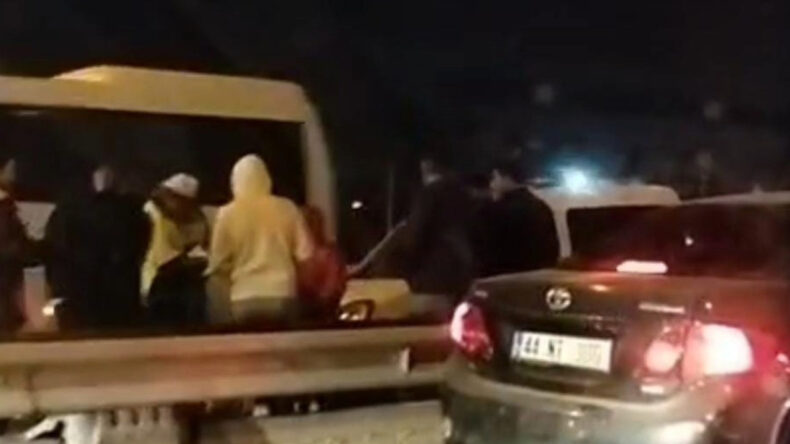 Malatya'da Zincirleme Trafik Kazası