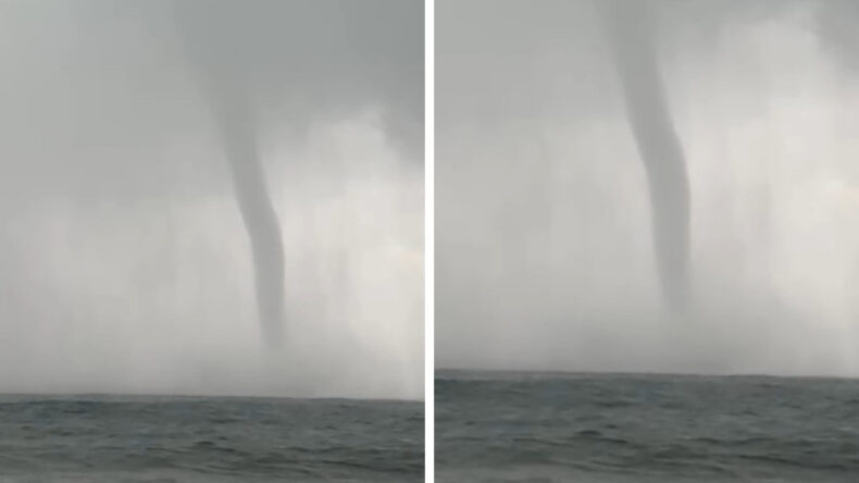 Marmaris'te Hortum Oluştu