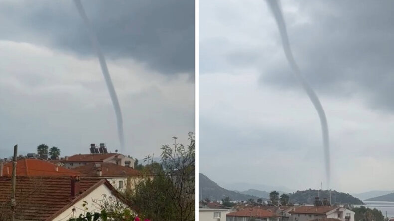 Marmaris'te Hortum Oluşumu Yaşandı