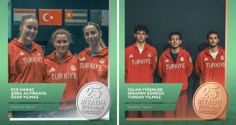 Masa Tenisi: Kadınlar Gümüş, Erkekler Bronza Ulaştı