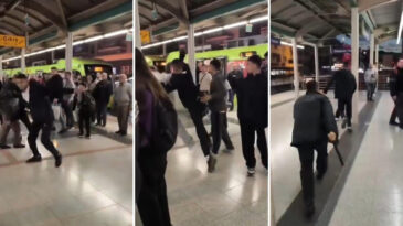 Metroda G&uuml;venlik G&ouml;revlisi ile Yolcu Arasında Arbede Yaşandı