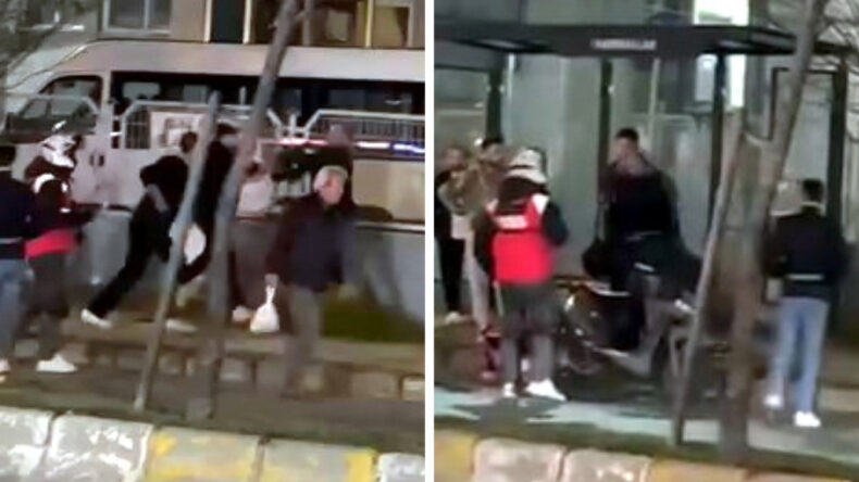 Motokuryeye Hakaret Edilince Sokak Savaş Alanına Döndü