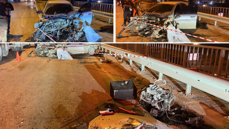 Motor Yola Fırladı