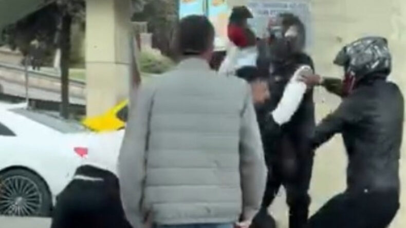 Motorcular Tekme Tokat Birbirine Girdi