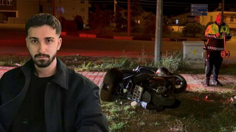 Motosikletiyle Refüje Çarpan Üniversiteli Eren Hayatını Kaybetti