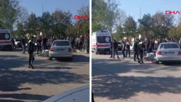 Motosikletle otomobil &ccedil;arpıştı: 2 yaralı