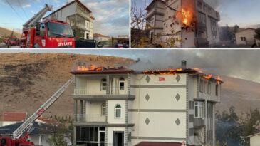 M&uuml;stakil Evde Yangın Korkuttu