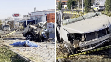 Otomobil Ortadan İkiye B&ouml;l&uuml;nd&uuml;: 2 Kişi Hayatını Kaybetti