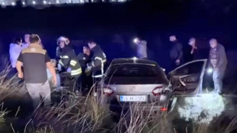 Otomobil Şarampole Düştü: 1 Hayatını Kaybetti, 1 Yaralı