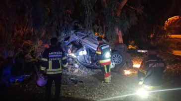 Otomobil Takla Attı: 1 Kişi Hayatını Kaybetti, 3 Kişi Yaralandı