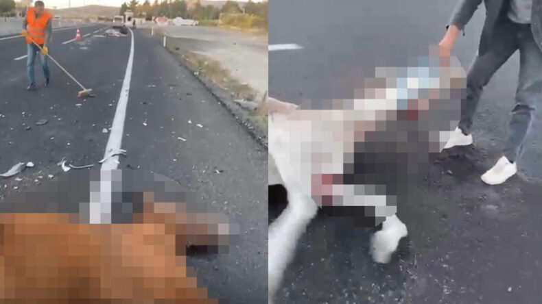 Otomobilin &Ccedil;arptığı İki Ata Korkun&ccedil; Kaza