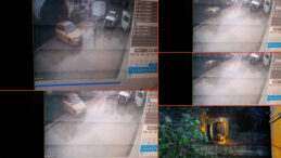 Otoparktan &ccedil;ıkarken 10 metre y&uuml;kseklikten bah&ccedil;eye d&uuml;şt&uuml;