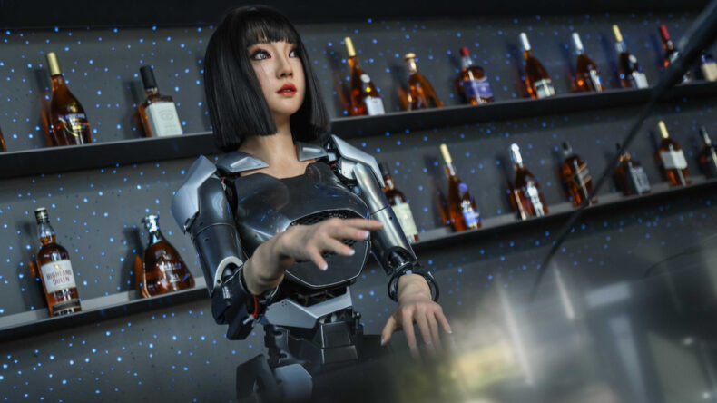 Robotlar Barın Arkasında: Müşteriye Özel İçecekler Hazırlıyor