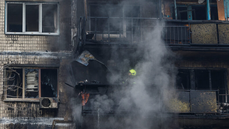 Rusya, Kiev'e Saldırdı: 3 &Ouml;l&uuml;, 29 Yaralı