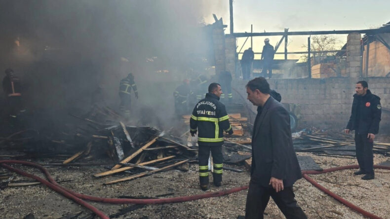 Şanlıurfa'da Korkutucu Yangın Olayı
