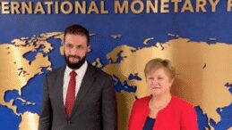 Şara, IMF Başkanı ile Buluştu
