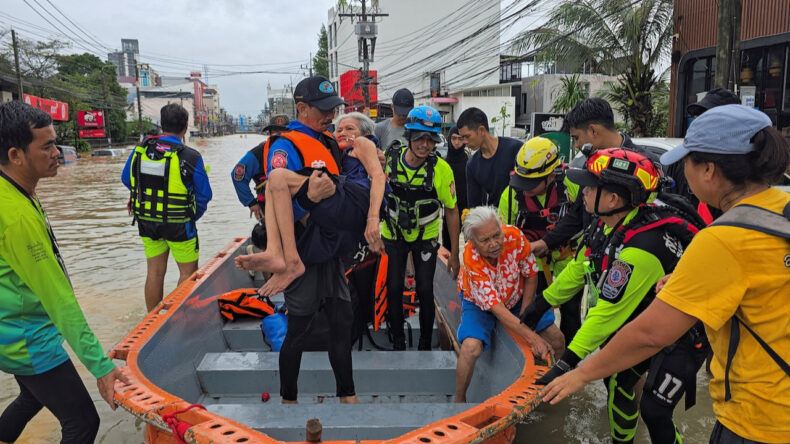 Sel Felaketi Tayland'da Can Almaya Devam Ediyor