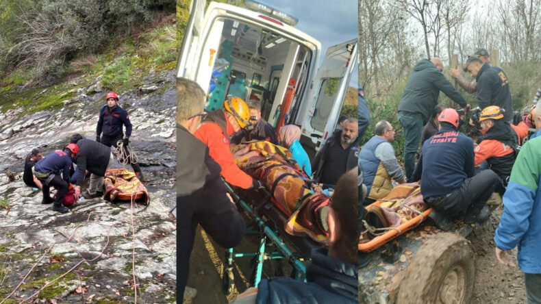 Şelaleleri Gezmeye Giden Muhtar 30 Metreden Düştü