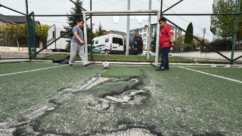 Skandal Görüntüler: Çocukların Oyun Alanını Tahrip Etmişler