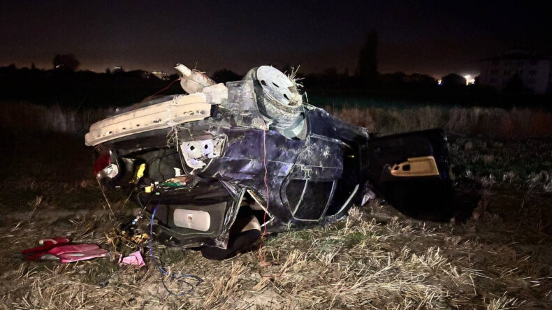 Takla Atan Otomobilde Mucizevi Kurtuluş