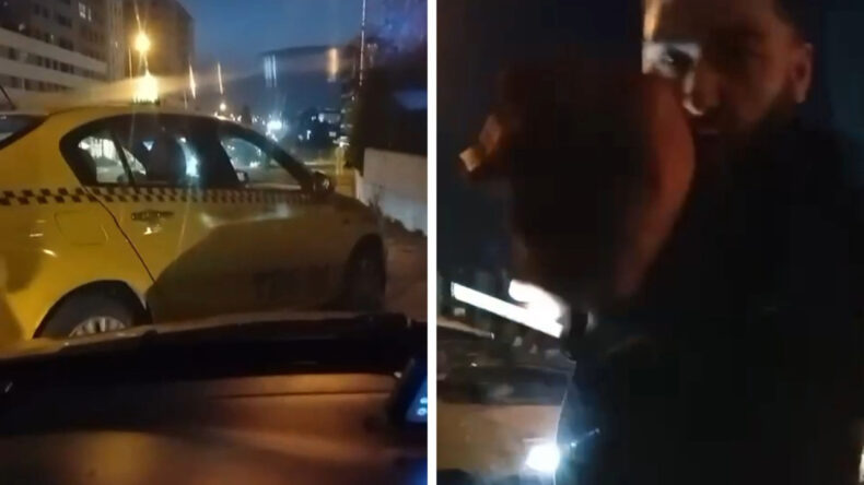Taksicilerin Alan Kavgası Sokağı Karıştırdı