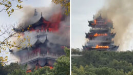 Tapınak 'yanlışlıkla' turist tarafından yakıldı