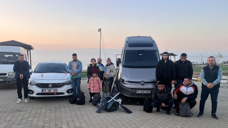 Tekirdağ’da 20 Kaçak Göçmen Yakalandı, 5 Organizator Tutuklandı