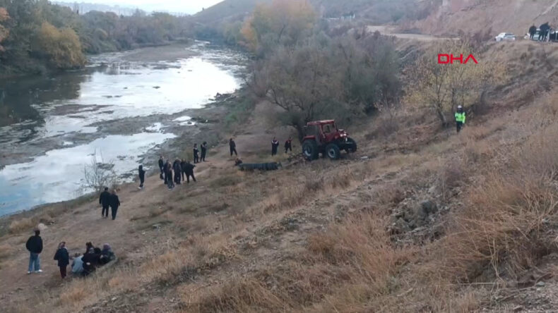 Trakt&ouml;r Şarampole Yuvarlandı: 1 Kişi Hayatını Kaybetti