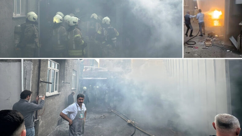 Ümraniye'de Endişe Verici Yangın: Bir Çalışan Dumandan Etkilendi