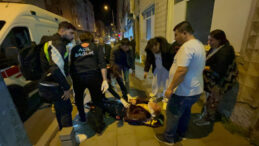 Yaşlı Adam Motosikletin &Ccedil;arpması Sonucu Yaralandı