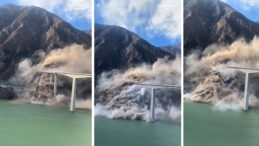 Yeni İnşa Edilen Köprü Kısmen Çöktü