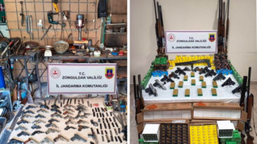 Zonguldak'ta Silah Ka&ccedil;ak&ccedil;ılığına Y&ouml;nelik Operasyon: 2 Tutuklama