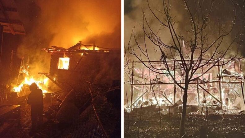 Adana'da dehşet dolu bir gece: Yangın, evi k&uuml;le &ccedil;evirdi ve alevler lojmana sı&ccedil;radı