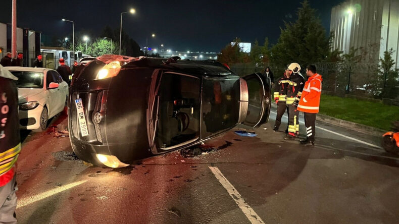 Alkoll&uuml; S&uuml;r&uuml;c&uuml; Kontrolden &Ccedil;ıktı, Kaza Sonrası Kaos Ortaya &Ccedil;ıktı