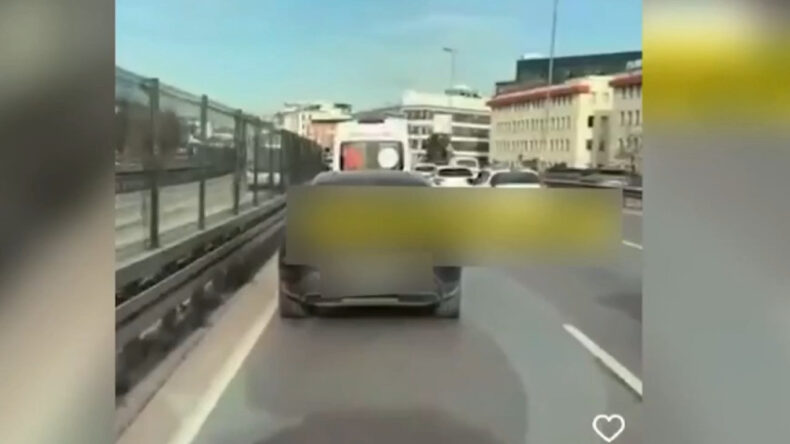 Ambulansa yol vermeyen sürücüye 46 bin lira ceza