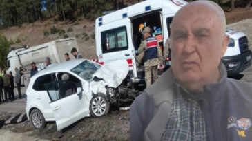 Anjiyodan d&ouml;nerken kazada hayatını kaybetti