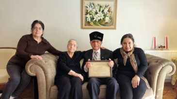 Atat&uuml;rk'&uuml; G&ouml;ren Ahmet Katipoğlu&rsquo;nun Asırlık &Ouml;mr&uuml; 100 Fidanla Ta&ccedil;landı